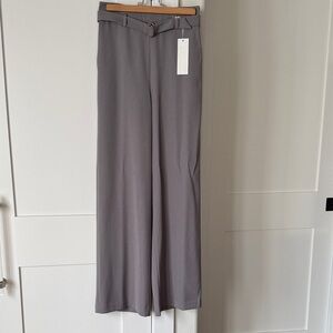 bishop + young Charcoal Belted Trousers